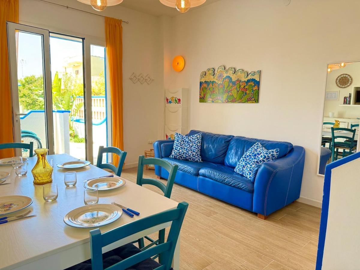 Villa Ranieri-Casa Con Vista A Campo Di Mare Torre San Gennaro المظهر الخارجي الصورة